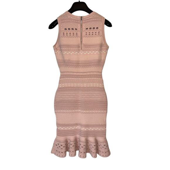 Milly Knit Mini Mermaid Dress Petite Size 2 Baby  Pink - Picture 3 of 16